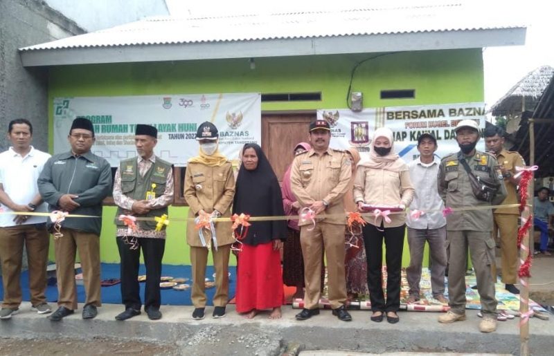 2 Rumah Di Kecamatan Tigaraksa Yang Dibedah Baznas Sudah Diresmikan